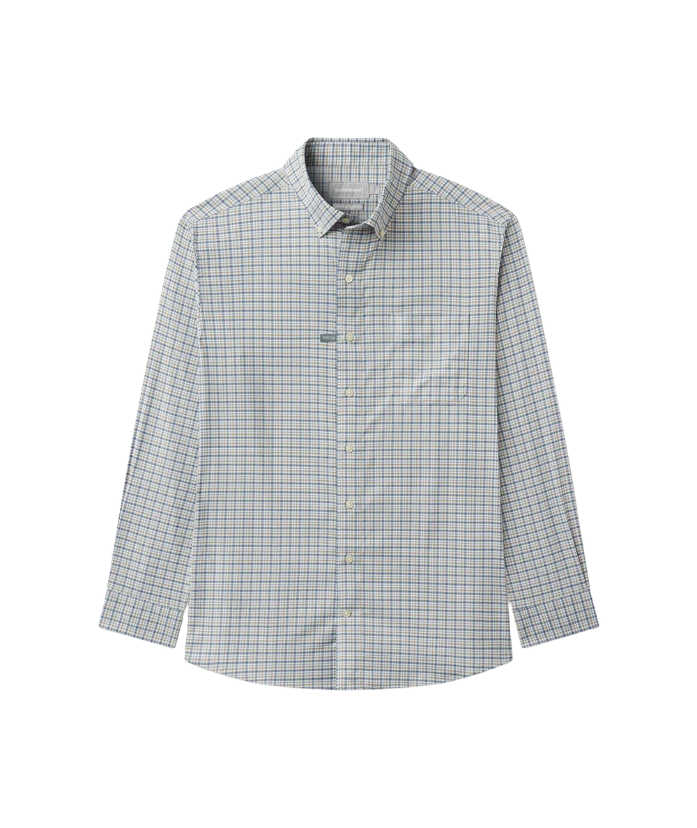 Williams Plaid LS - Stonewash