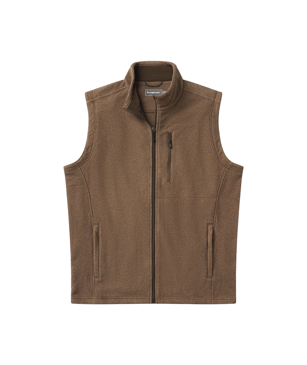 Brushline Fleece Vest - Espresso