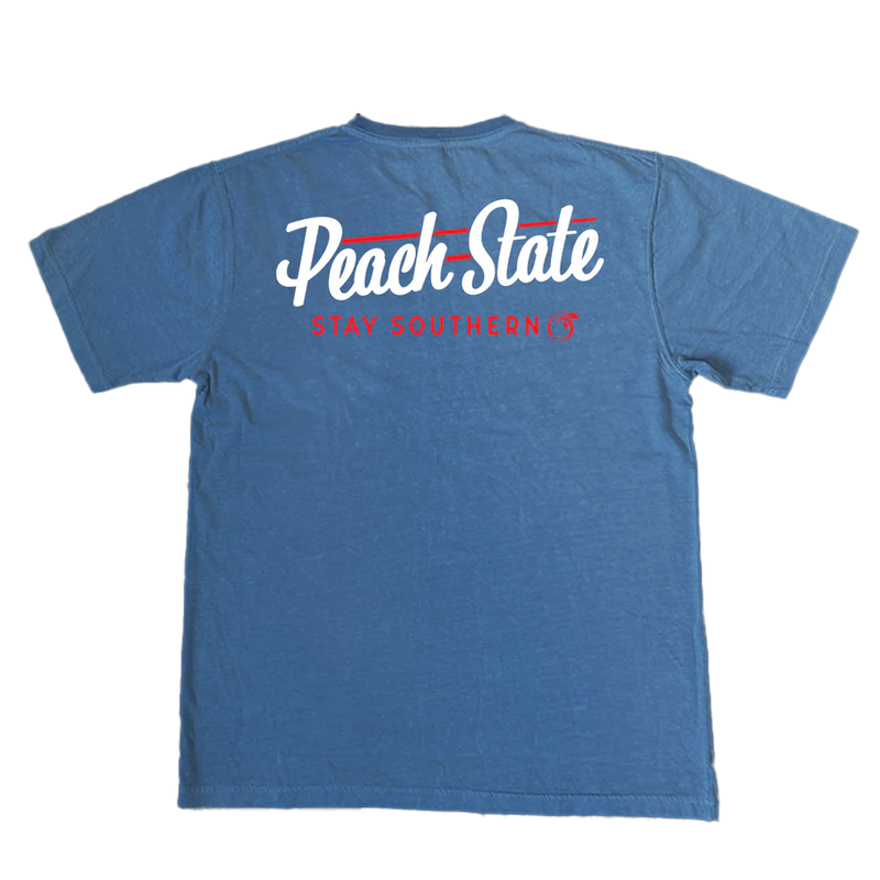 Peach State Pride SS Old School Peach State - Denim