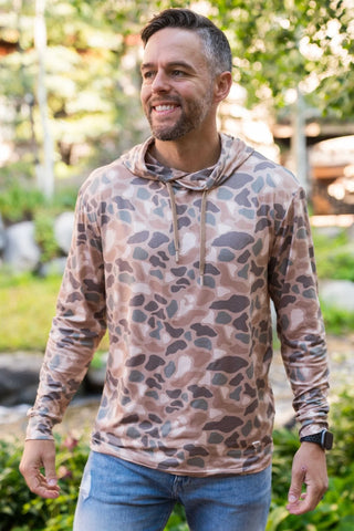 Burlebo Performace Hoodie- Pintail Camo