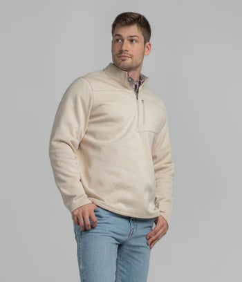 SSCO Fleece Essential 1/4 Zip- Canvas