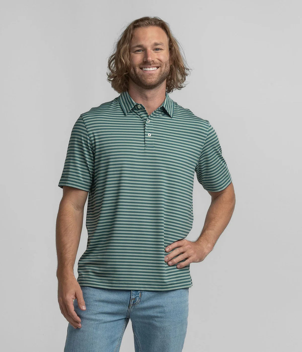 SSCO Sarasota Stripe- Eucalyptus