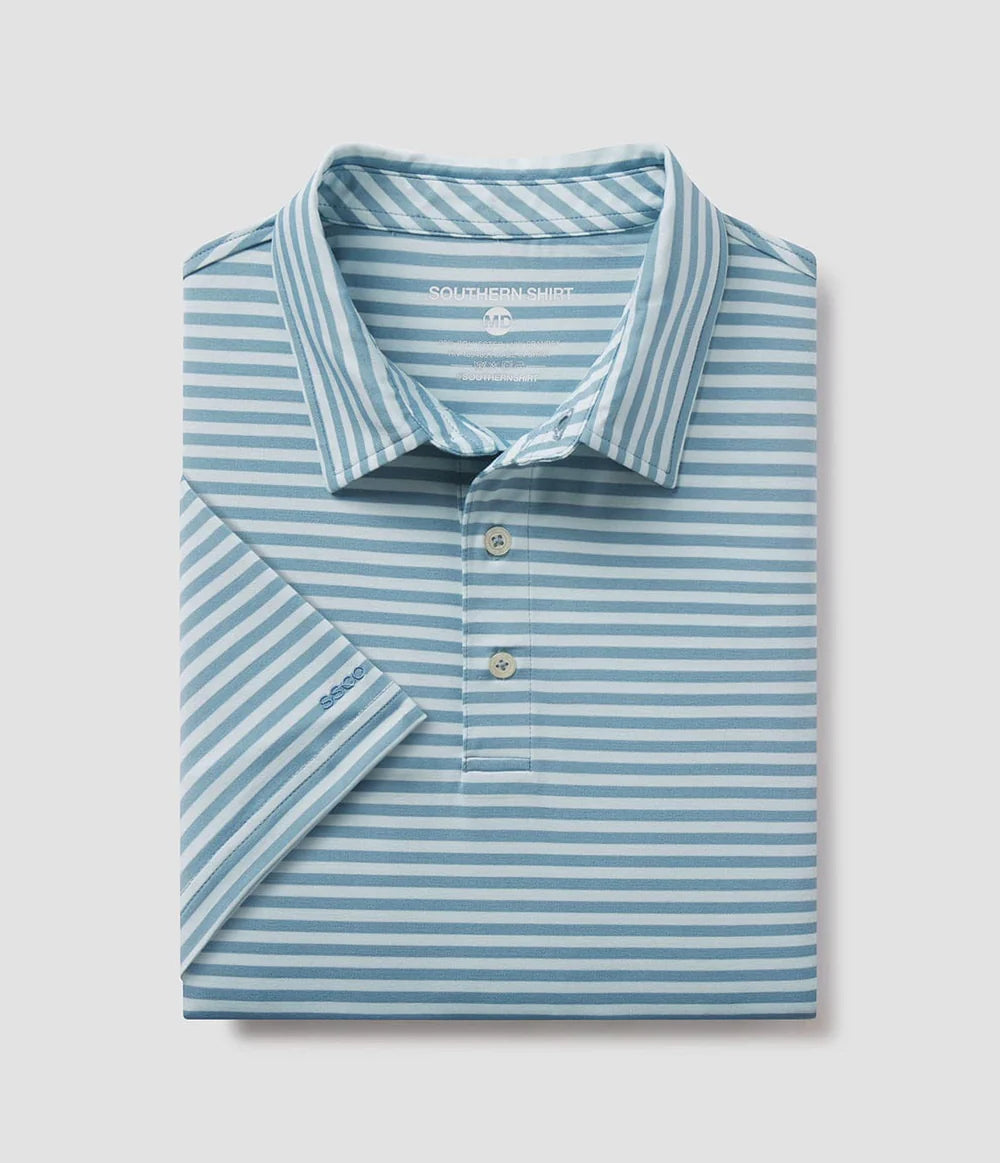 SSCO Sarasota Stripe Polo