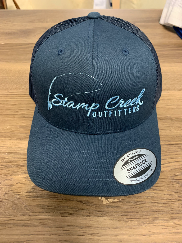 Stamp Creek Trucker Hat- Navy/Blue