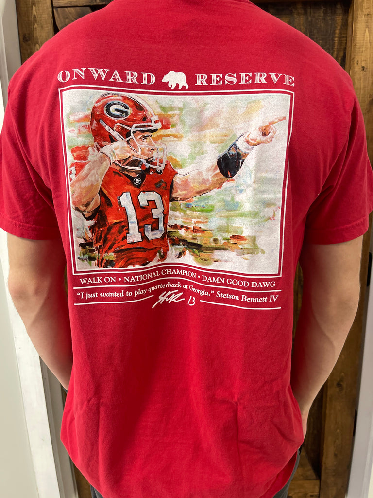 Onward Reserve Stetson Tee- Red